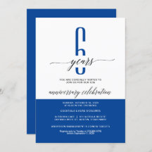 Moderna inbjudningskort för firandefest