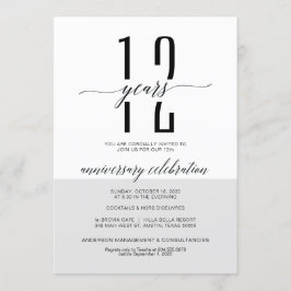 Moderna inbjudningskort för firandefest