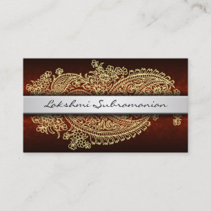Moderna Indien Paisley visitkortar Visitkort