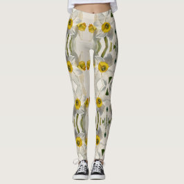 Moderna Iris Akvarell Blommor Leggings