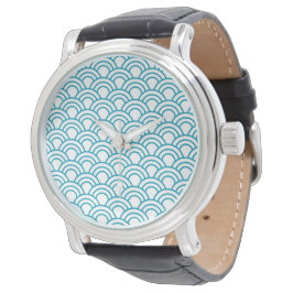 Moderna japanska geometriska mönster armbandsur