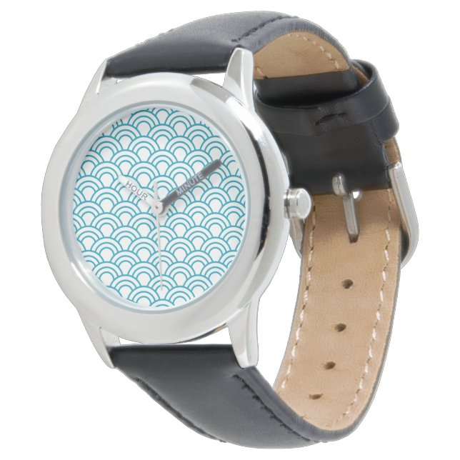 Moderna japanska geometriska mönster armbandsur (Vinklad)