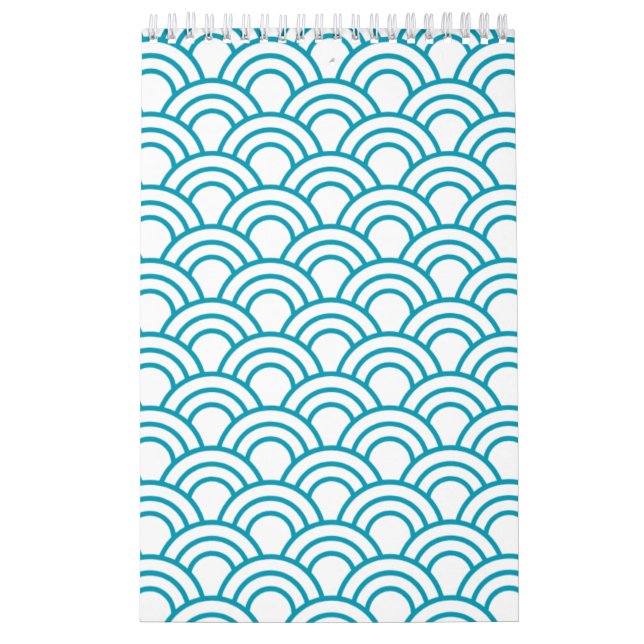 Moderna japanska geometriska mönster kalender (Omslag)