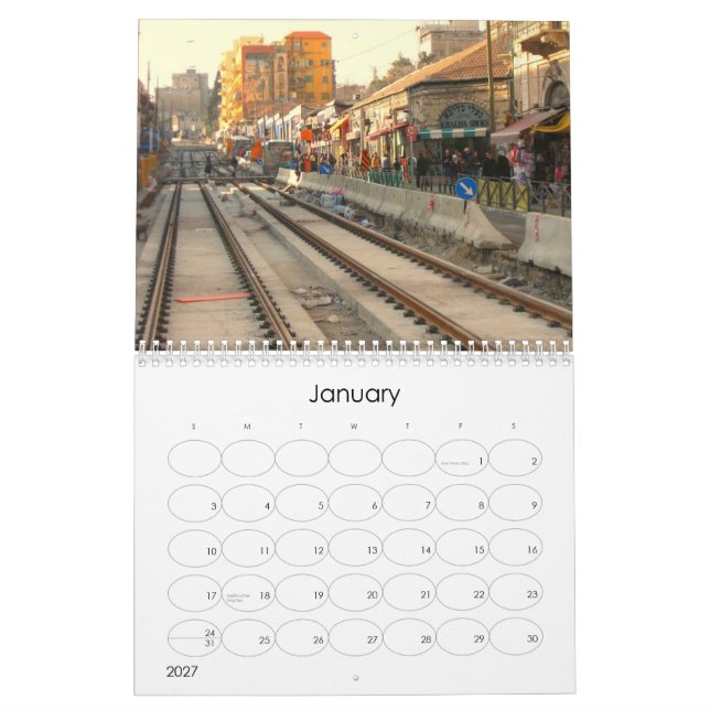 Moderna Jerusalem Kalender (Jan 2027)
