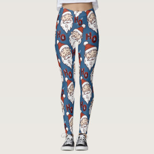 Moderna julbalar med jultomten leggings