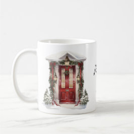 Moderna Julhälsningar Företag Kaffemugg