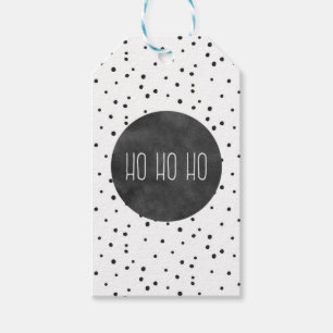 Moderna julHO HO HO gåvamärkre Presentetikett