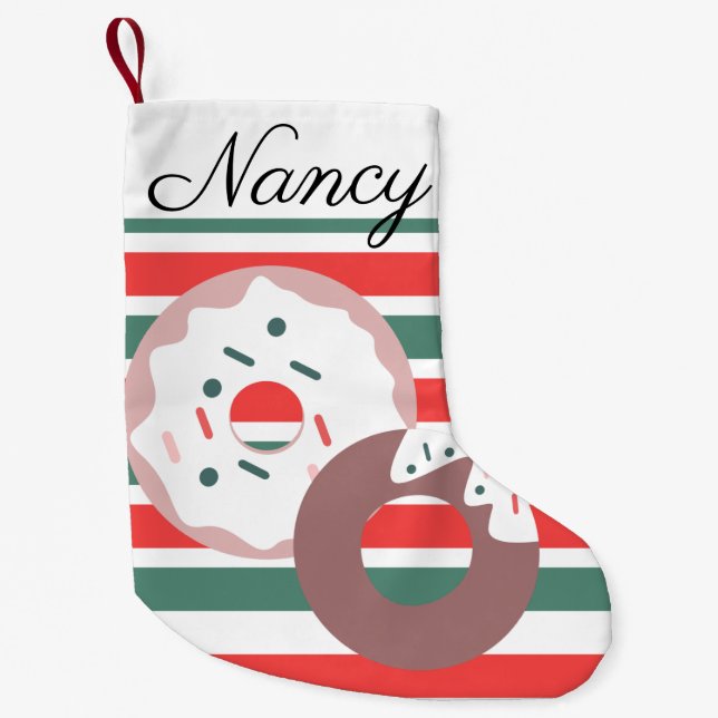 Moderna julklappar liten julstrumpa (Framsidan)