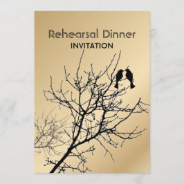 moderna kärlekfåglar rustic lantlig bröllop inbjudningar