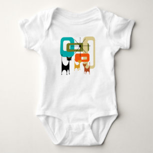 Moderna katter i mitten av århundradet t shirt