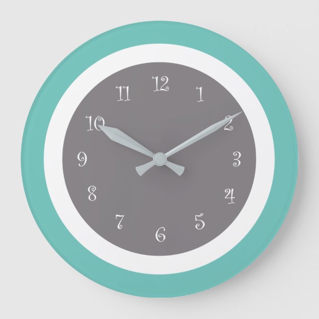 Moderna kök - minimalistiska murar stor klocka (Framsida)