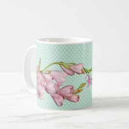 Moderna Körsbärsblommor Mintgrön Hej Vacker! Kaffemugg