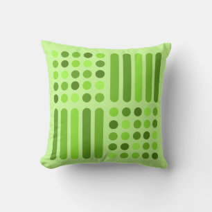 Moderna kretsar i Mid Century Linjer Chartreuse Kudde