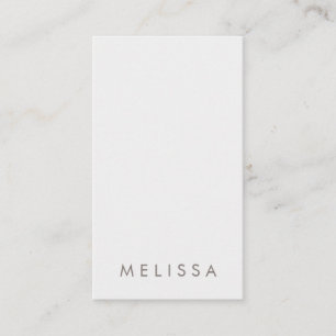 Moderna lätta grått-minimalistiska lodräna visitkort