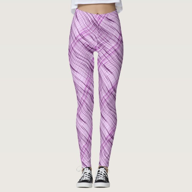Moderna lilor leggings (Framsida)