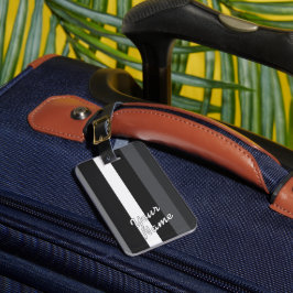 Moderna Linear | Carbon & Obsidian Bagagebricka