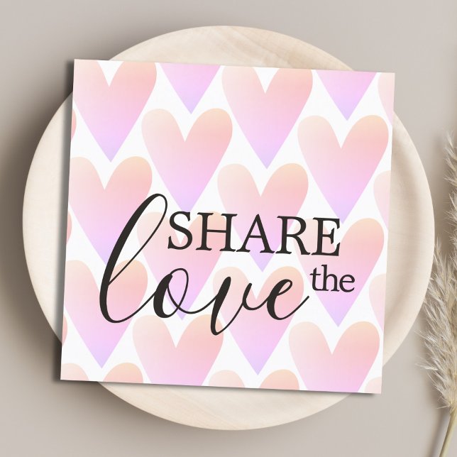 Moderna Ljusa rosa hjärtan Rabattkort (Skapare uppladdad)