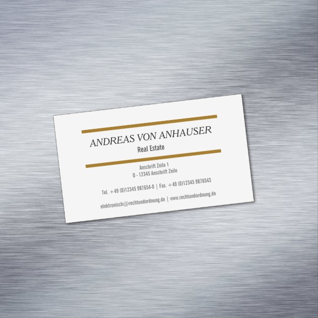 Moderna magnetkort visitkortmagnet (In Situ)