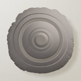 Moderna metallcirklar Silver med Färg Rund Kudde