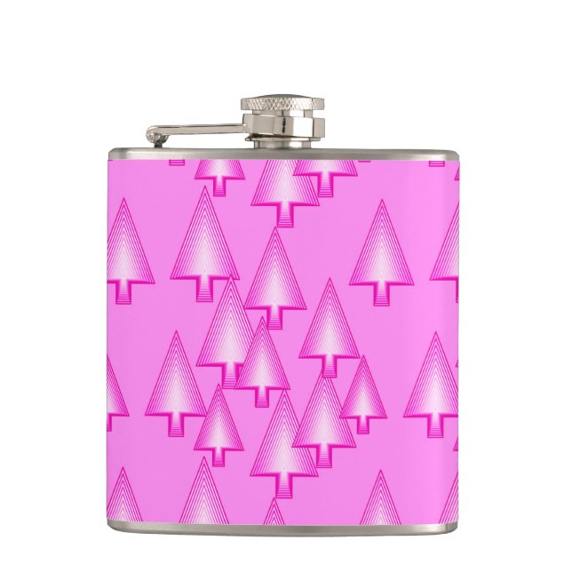 Moderna metalliska julgranar - orkidé rosa fickplunta (Framsidan)