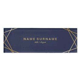 Moderna Minimalist guld- geometriska midnatta