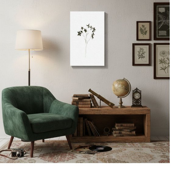 Moderna minimalistiska eleganta linjeteckningar bl canvastryck (Skapare uppladdad)