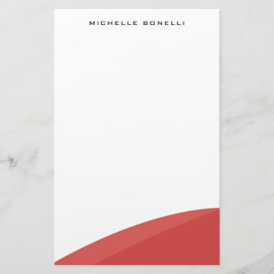 Moderna Minimalistiska Professionella Kurvor Brevpapper