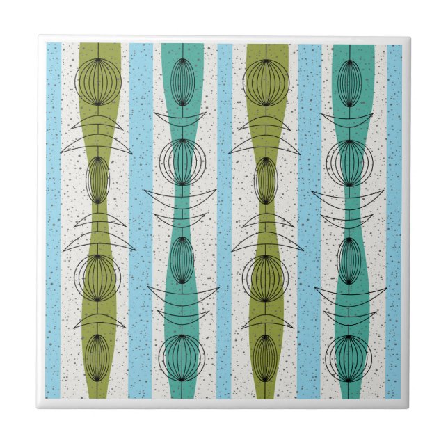 Moderna mobiltelefoner i mitten av århundradet 1 kakelplatta (Framsidan)