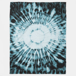 Moderna moderiktiga blått för tie-färg krickasvart fleecefilt