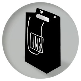 Moderna monograminitialer | Svart & Vit