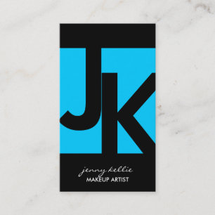 Moderna Monogramvisitkortar Visitkort