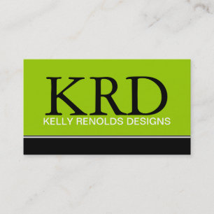 Moderna Monogramvisitkortar Visitkort