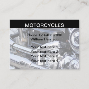 Moderna motorcykeltema visitkort