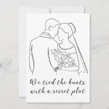 moderna nygifta elopement-kunngöranden