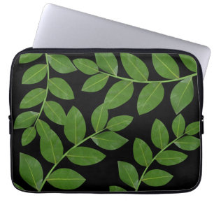 Moderna och eleganta lagerblad laptop fodral