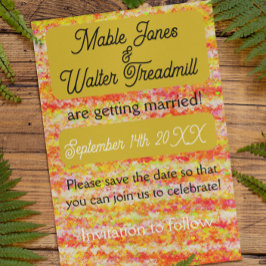 Moderna och ljusa guld och rosa toner sparar datum spara datumet