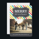 Moderna och ljusa kort för svart tavlajulfoto<br><div class="desc">Moderna och färgglada kort för svart tavlahelgdagfoto - som skapas av färgglada designer Inc. All text kan ändras! Alla designer skyddas under tar copyrightt på 2008-2013.</div>