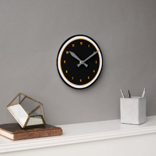 Moderna Office Wall Clocks i Trendiget Rund Klocka
