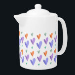 Moderna Pappra Hearts Mönster<br><div class="desc">Inspinerad av konsten att vika pappert är detta moderna mönster designat för att likna blommor.</div>