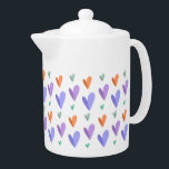 Moderna Pappra Hearts Mönster<br><div class="desc">Inspinerad av konsten att vika pappert är detta moderna mönster designat för att likna blommor.</div>