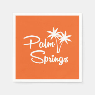 Moderna pappra servetter Palm Spring för mitt-