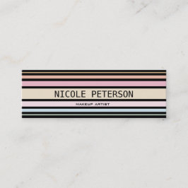 moderna pastellrandar mini visitkort