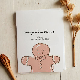 Moderna Pepparkaksgubben God Jul Julkort