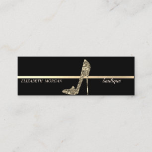 Moderna Professionella Eleganta, Diamant Klackskor Mini Visitkort