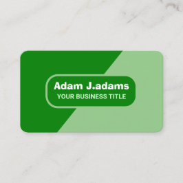 (Moderna professionella eleganta gröna) Visitkort