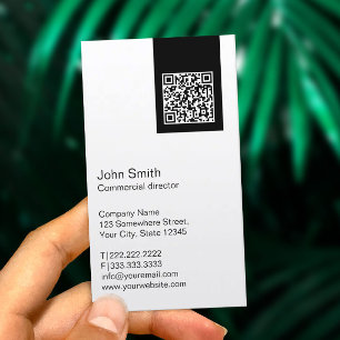 Moderna QR kodifierar Visitkort