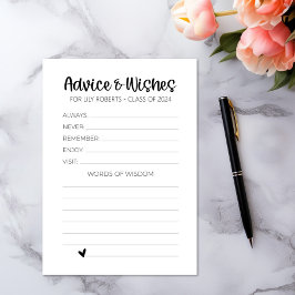 Moderna råd och önskningar för examenskort tilläggskort