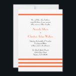 Moderna Rand bröllopsinbjudningar (Orange) Inbjudningar<br><div class="desc">Moderna Rand bröllopsinbjudningar (Orange/vit)... Den här eleganten, moderna, romantiska, klassiska bröllopsinbjudningar är perfektens väg till inbjudan vänner, familj och kära för att fira kärlek och giftermål. Underbar för alla brudar och brudar som planerar en chic City bröllop eller för alla målbröllop. Den kan också ha en mycket nautisk känsla av...</div>