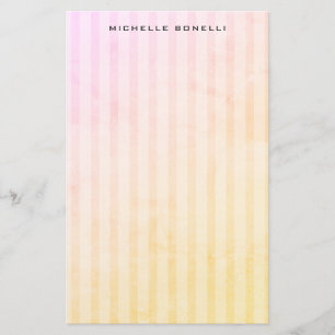 Moderna Ränder Minimalistisk Professionell Enkel Brevpapper