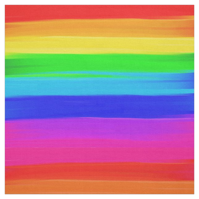 Moderna regnbågepenseldrag målar det randiga tyg (Provkarta)